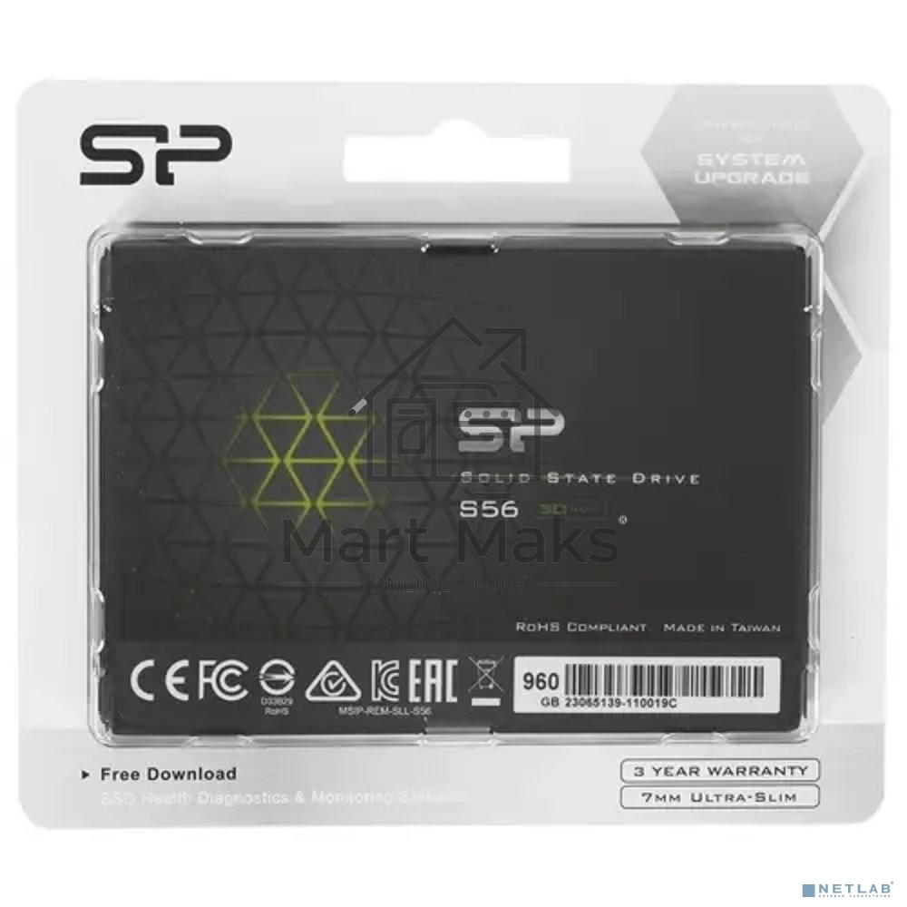 Накопитель SSD 960GB Silicon Power S56, 2.5