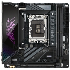 Материнская плата Gigabyte Z890I AORUS ULTRA, LGA 1851, Intel Z890, 2xDDR5, 2xSATA, 2xM.2, 1xPCIe 5.0 x16, 1xDP, 1xHDMI, 1xUSB-C, 1x Thunderbolt 4, 1x 2.5Gb LAN, 2xUSB-A 3.2 Gen 1, 3xUSB-A 3.2 Gen 2, 2x3.5 мм, TOSLINK, 7.1, 1xUSB4, Mini-ITX