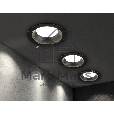 Светильник Ambrella light TN52333 SBK черный песок GX53 max 12W D115*25