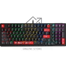 Клавиатура проводная A4Tech Bloody S98 (S98 RED) USB черный/красный