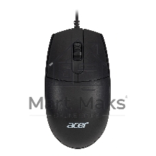 Комплект клавиатура+мышь Acer OMW141 проводной, USB, 1200 DPI, чёрный