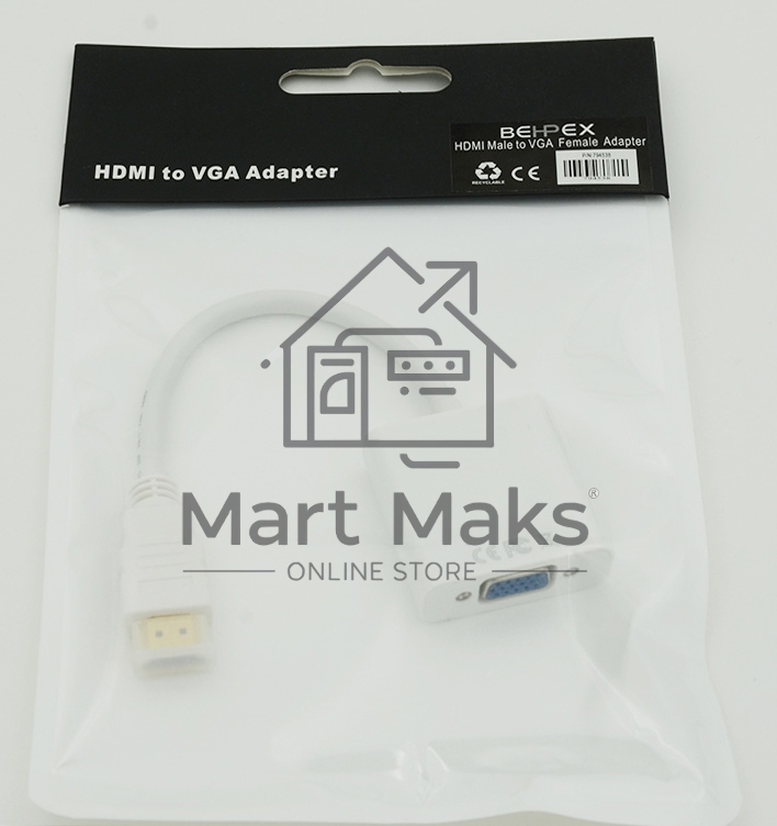 Адаптер видео HDMI (m)/VGA (f)