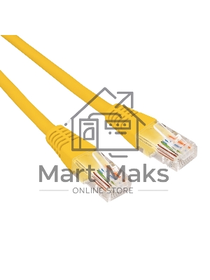 Патч-корд U/UTP Rexant cat.5e, RJ45-RJ45, 26AWG, ZH нг(А)-HF, желтый, 1,5 м