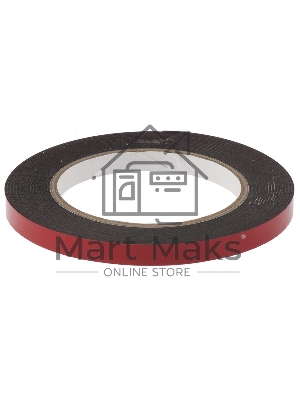 Лента клейкая Matrix на вспененной основе усиленная, двусторонняя, черная, 9 мм х 5 м Лента клейкая Matrix на вспененной основе усиленная, двусторонняя, черная, 9 мм х 5 м