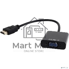 Адаптер Filum HDMI - VGA, 0.15 м., разъемы: HDMI A male-VGA female, пакет. (FL-A-HM-VGAF-0.15M)