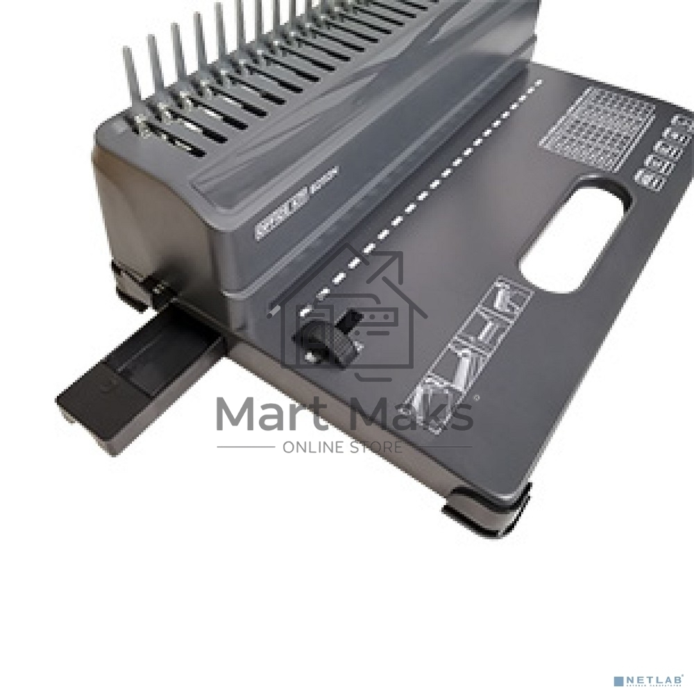 Переплетчик Office Kit B2112N A4/перф.12л.сшив/макс.450л./пластик.пруж. (4.5-51мм)