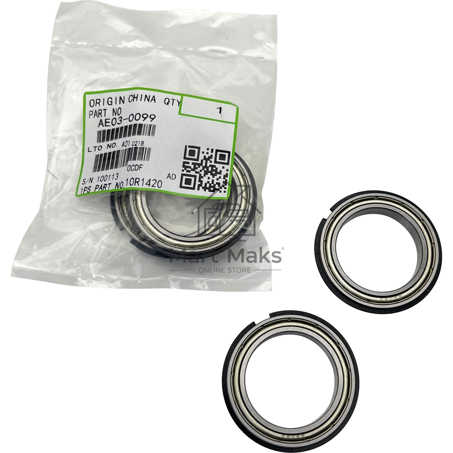 Подшипник тефлонового вала RICOH Aficio, AE030099