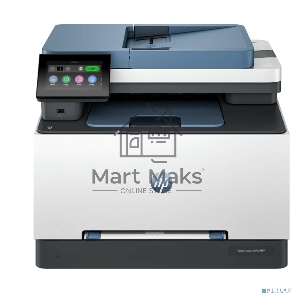 МФУ лазерный HP Color LaserJet Pro MFP 3303fdn, A4, цветной, печ. до 25 стр/мин., скан. до 19/8 стр/мин., 600х600 dpi (печ.), 1200x1200 dpi (скан.), USB, Ethernet (RJ-45)