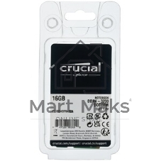 Оперативная память Crucial, DDR4, 16GB (1x16 GB), 3200 MHz, CL22, UDIMM