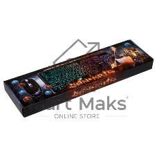 Комплект клавиатура+мышь Dialog KMGK-1707U проводной, USB, 1600 DPI, белый