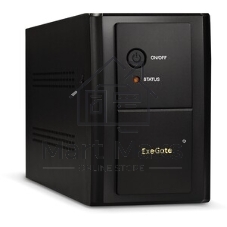 Источник бесперебойного питания ExeGate SpecialPro UNB-1200.LED.AVR.EURO.RJ 1200VA/750W, LED, AVR, 4 евророзетки, RJ45/11, черный