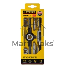 Набор метчиков и плашек Stayer 28012-H12_z01 12 предметов (жесткий кейс)