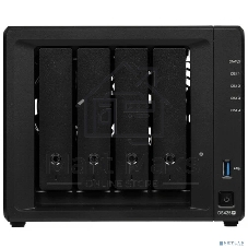 Сетевое хранилище Synology DiskStation DS425+ черный (Intel J4125/2Gb/4(3.5