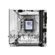 Материнская плата MSI MPG B860I EDGE TI WIFI, LGA 1851, Intel B860, 2xDDR5 (до 128 ГБ), 2xSATA, 2xM.2 (1xPCIe 5.0, 1xPCIe 4.0/SATA), 1xPCIe 5.0 x16, 1xHDMI, 1x5Gb LAN, Wi-Fi 7, Bluetooth 5.4, 1xUSB-C 40Gbps (Thunderbolt 4), 1xUSB-C 10Gbps, 1xUSB-A 10Gbps, 4xUSB-A 5Gbps, 2xUSB-A 2.0, 3x3.5 мм + S/PDIF оптический, 7.1, белый/серебристый, Mini-ITX