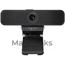 Веб-камера Logitech C925e 1920x1080, 30 кадр/с, USB Type-A, микрофон (2 шт, шумоподавление), автоматическая фокусировка, автоосвещение, шторка приватности, универсальное крепление