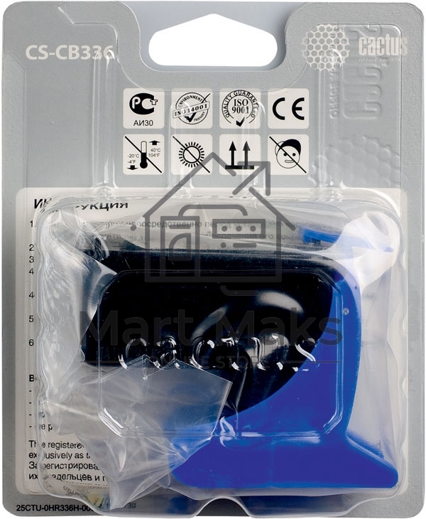 Картридж струйный Cactus CS-CB336 №140XL черный (29 мл.) для HP DJ D4263/D4363/DJ J5783/J6413/PSC C4273/C4283/C4343/C4383/C4473/C4483/C4583/C5283/D5363