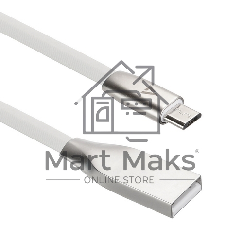 Кабель USB ACD-Infinity MicroUSB ~ USB-A TPE, 1.2м, белый (ACD-U922-M1W)