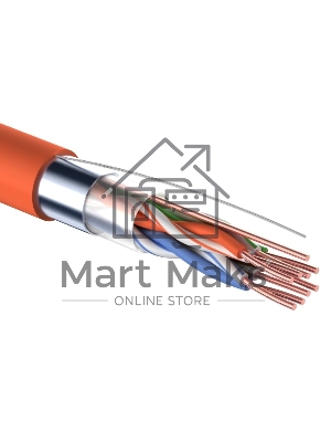 Кабель витая пара Rexant FTP 4PR 24AWG, CAT5e, нг(А)-HF, LSZH (бухта 305 м)