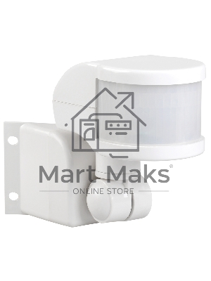 Датчик движения Iek LDD10-018B-1100-001 ДД 018В белый, макс. нагрузка 1100Вт, угол обзора 270град., дальность 12м, IP44, ИЭК