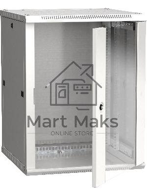 Шкаф ITK LINEA W 15U 600x600 мм дверь стекло, RAL7035