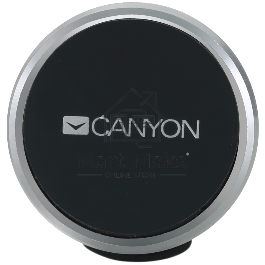 Держатель автомобильный Canyon Car Holder for Smartphones,magnetic suction function,with 2 plates(rectangle/circle), черный,40*35*50mm 0.033kg