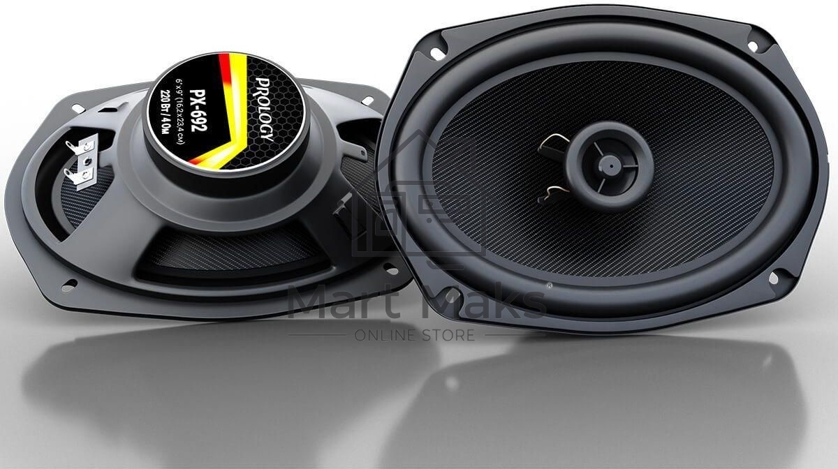 Колонки автомобильные Prology PX-692 220Вт 90дБ 4Ом 15x23см (6x9дюйм) (ком.:2кол.) коаксиальные двухполосные