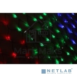 Новогодние светоукрашения NEON-NIGHT (215-119-6) Гирлянда-сеть LED 1х1.5 мМуЛЬТИ с контроллером, 240В
