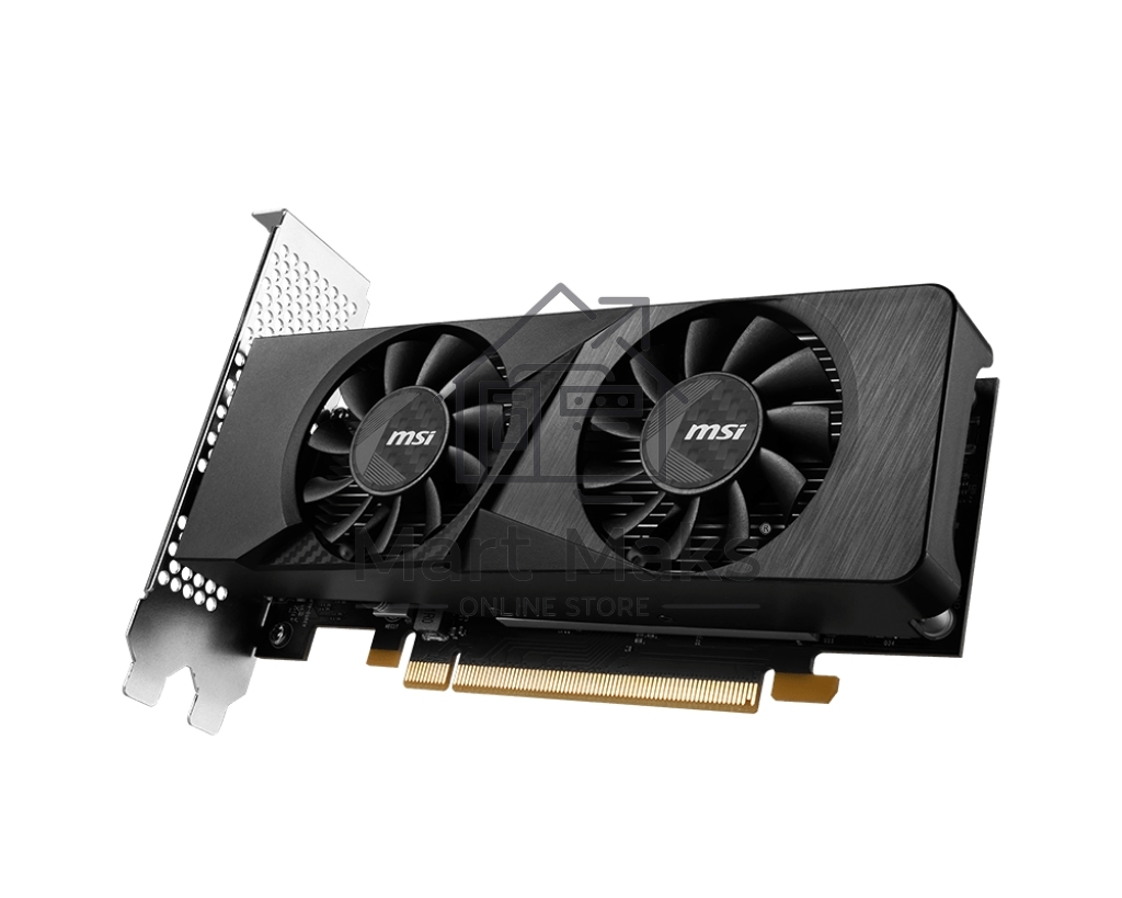 Видеокарта MSI RTX3050 LP 6G OC NVIDIA GeForce RTX 3050 6Gb 96bit PCI-E 4.0 GDDR6 1492/14000 HDMIx2 DPx1 HDCP Ret low profile