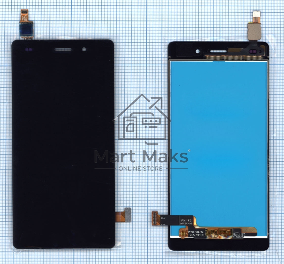Дисплей для Huawei P8 Lite, черный