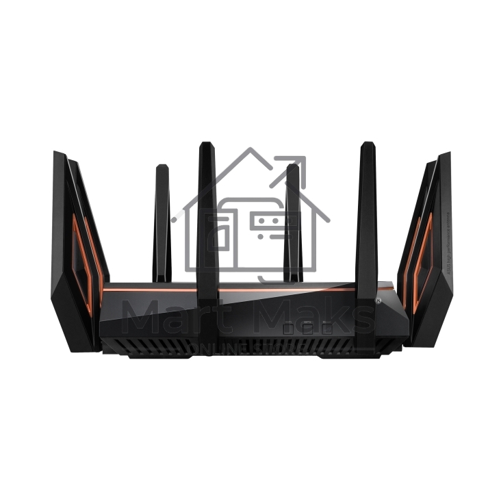Маршрутизатор ASUS GT-AX11000, черный, 90IG04H0-MU9G00
