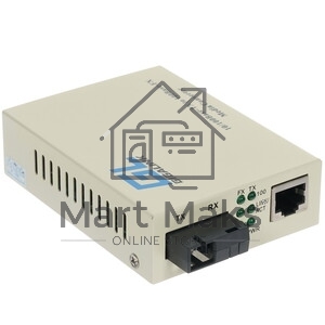 Медиаконвертер GIGALINK GL-MC-UTPF-SC1G-18SM-1550 - UTP, 100/1000Мбит/c в WDM, без LFP, SM, SC, Tx:1550/Rx:1310, 18 дБ (до 20 км)