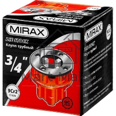 Клупп трубный резьбонарезной MIRAX 28241-3/4, 3/4