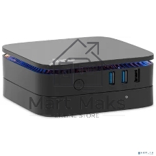 Неттоп IRU 110JLCN Cel N4500 (1.1) 8Gb SSD256Gb UHDG Windows 11 Pro GbitEth WiFi BT черный (2152163)