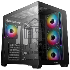 Компьютерный корпус Deepcool CG530 4F черный без БП ATX 2x120мм 2x140мм 2xUSB 2.0 1xUSB 3.0 audio bott PSU