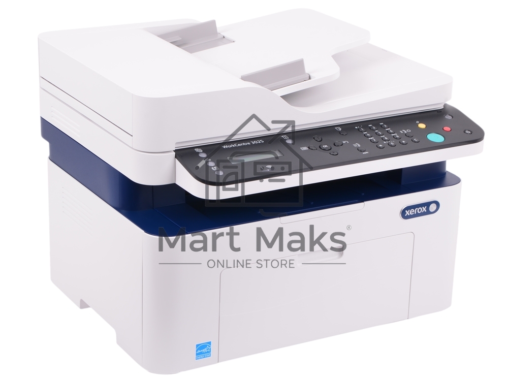 МФУ лазерный Xerox WorkCentre 3025NI (WC3025NI#), A4, ч/б, печ. до 20 стр/мин., скан. до 17 стр/мин., 1200 x 1200 dpi (печать) 600 x 600 dpi (скан.), Wi-Fi, Ethernet, USB