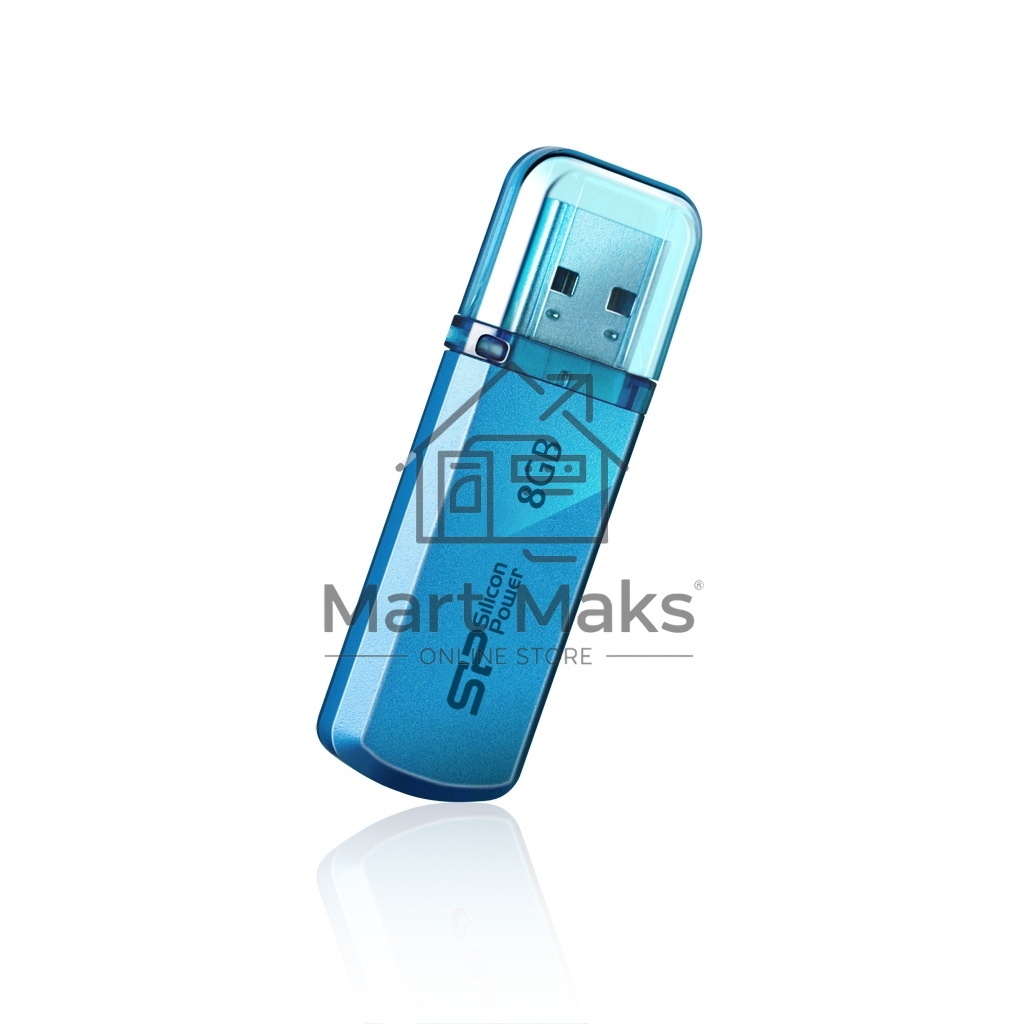 Флешка USB R/W Silicon Power R/W 8Gb Helios 101 SP008GBUF2101V1B USB2.0 синий