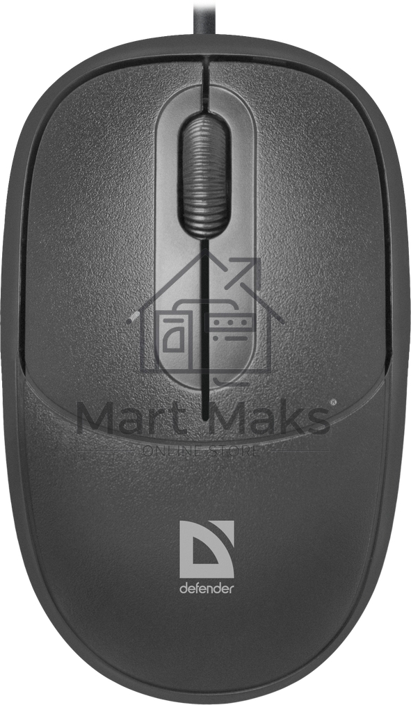 Мышь проводная Defender Datum MS-980 черный, 1000 dpi, USB, кнопки - 3