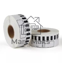 Лента Sakura DK11221 для Brother QL 1050/1050n/1060n/500/500A/500BS/500BW/550/560/560VP/570/580N/650TD, 23мм/1000 наклеек