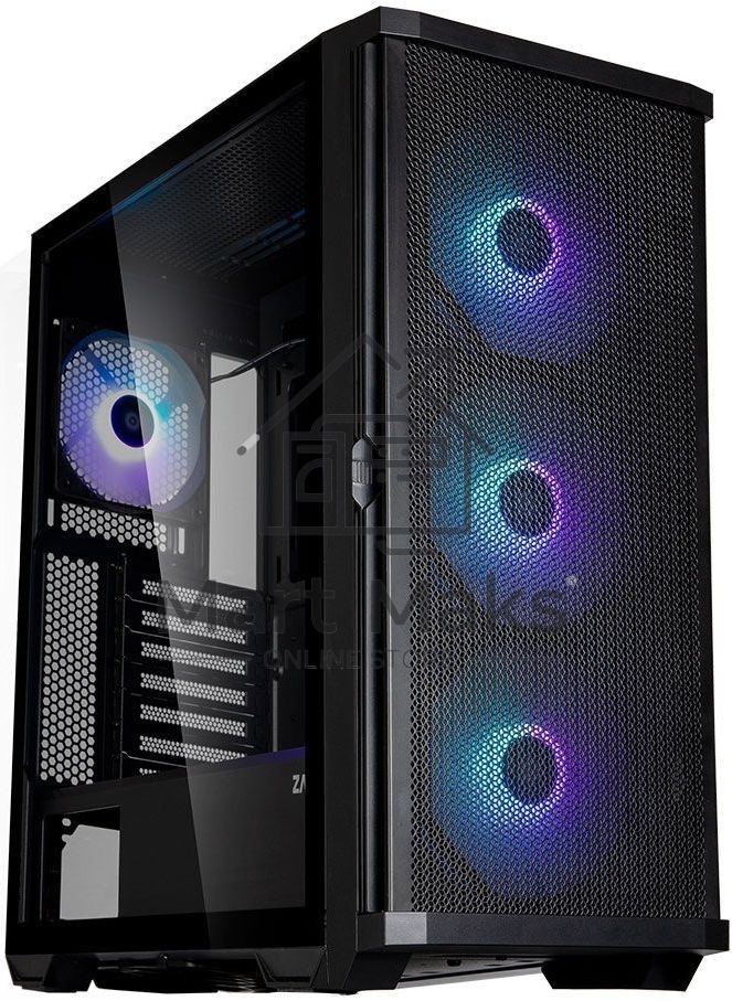 Компьютерный корпус ZALMAN Z10 PLUS, ATX, BLACK, WINDOW, 2x3.5