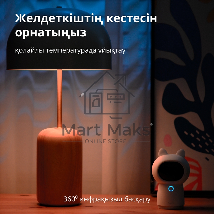 Камера AQARA Camera Hub G3/Камера+ управления/Управление жестами/Камера 360/2K 2304х1296p/Протокол связи:Zigbee/WiFi/Питание:USB-C/ Цвет белый CH-H03