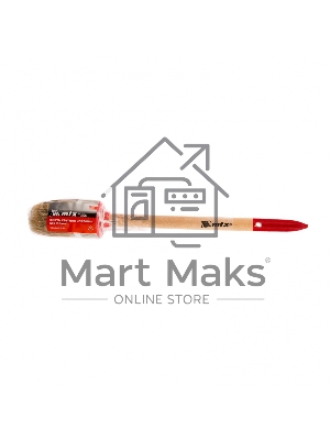 Кисть круглая Профи №6 (30 мм), натуральная щетина, деревянная ручка MTX 82044