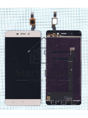 Дисплей для Xiaomi Redmi 4 золотой