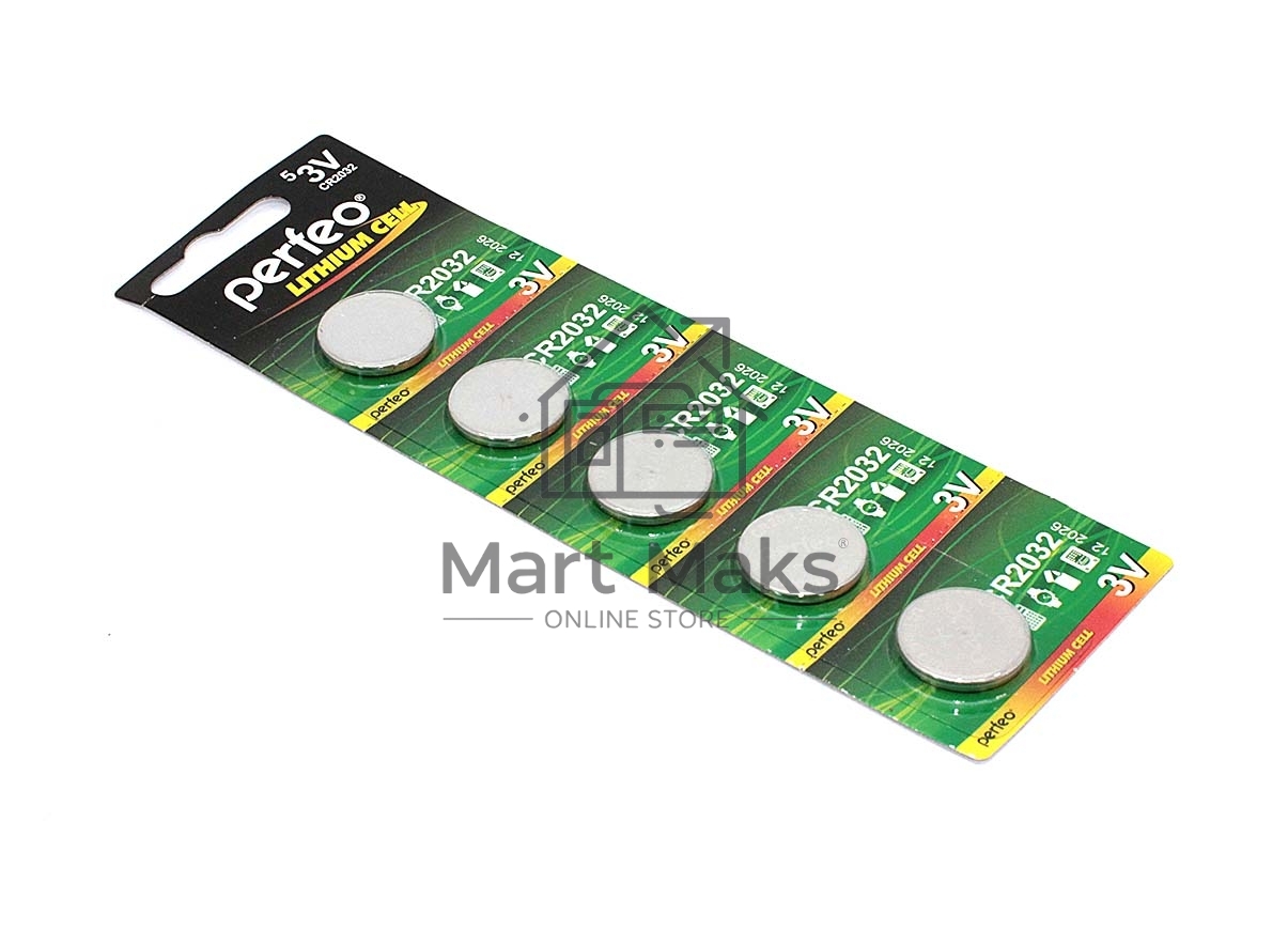 Батарейка CMOS CR2032 5 шт., 3 В