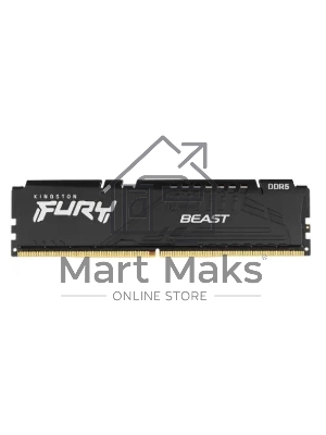 Оперативная память Kingston Fury Beast, DDR5, 32Gb (1x32 GB), 5600 MHz, CL36, DIMM, радиатор, черный
