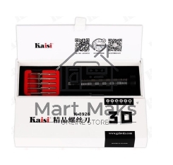 Отвертка с набором бит Kaisi 8926 3D 6 в 1 Grey