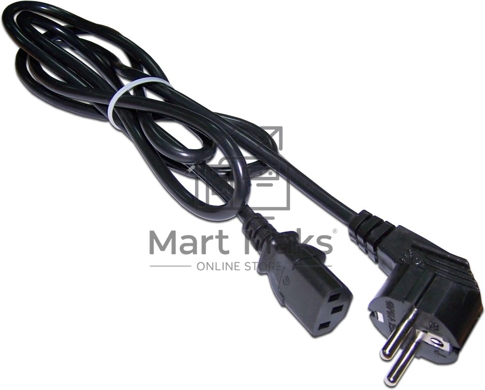 Шнур питания Lanmaster LAN-PP13/SHA-1.5-BK C13-Schuko проводник.:3x0.75мм2 1.5м 220В 10А черный