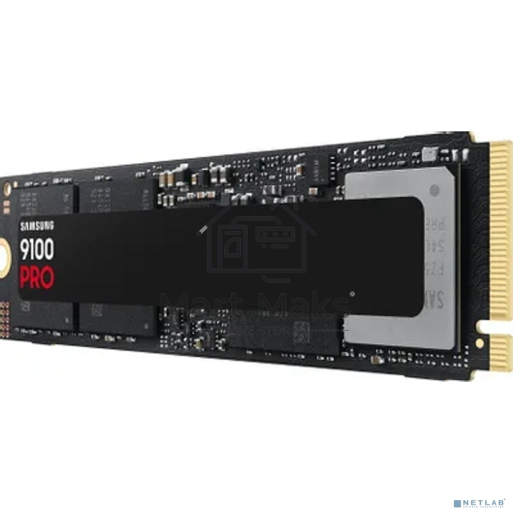 Накопитель SSD 1TB Samsung 9100 PRO, M.2, PCI-E 5.0 x4, TLC 3D NAND [R/W - 14800/13400 MB/s]