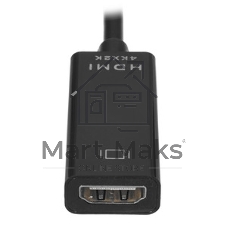 Переходник miniDisplayPort -> HDMI, Cablexpert A-mDPM-HDMIF4K-01, 4K, 20M/19F, кабель 15 см, черный, пакет
