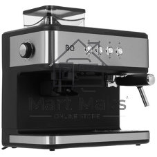 Кофейная станция BQ CM1003 сталь/черный, исп. кофе - зерновой/молотый, 1.5 л, 1150 Вт. 15 бар