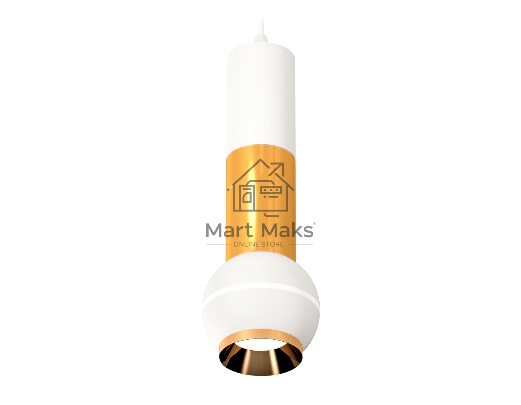 Светильник Ambrella XP1101030 SWH/PYG белый песок/золото желтое полированное MR16 GU5.3 LED 3W 4200K